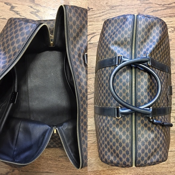 Authentic Celine Coated Canvas Travel bag brown - Picture 5 of 8